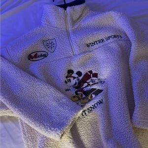 Mickey Winter Sports Fleece Pullover